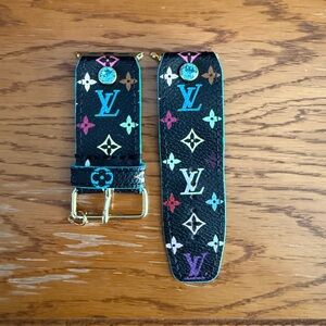 DITM authentic upcycled LV black multicolor mini